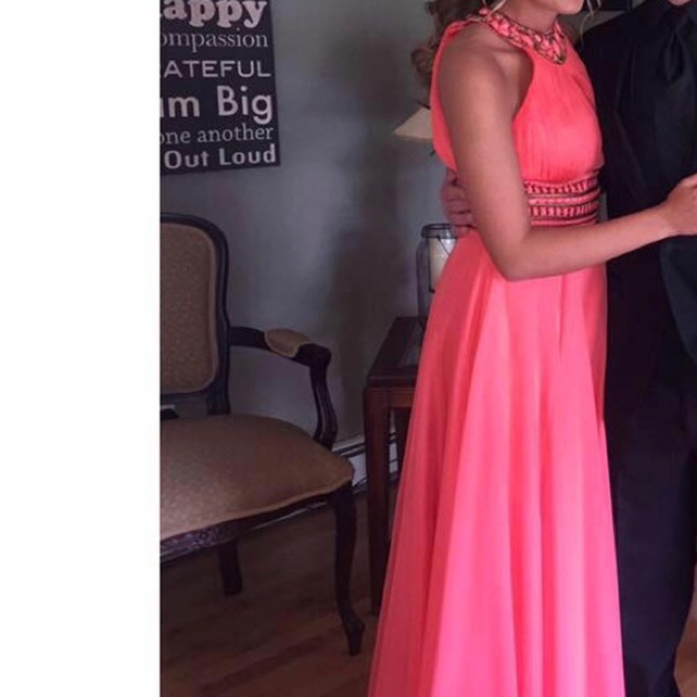Sherri Hill Coral Dress